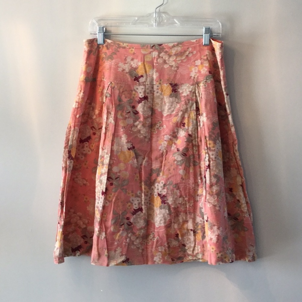Rare AGO Peach Floral Skirt